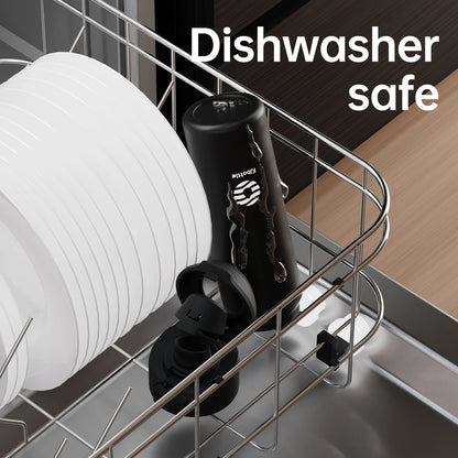 Gourde Isotherme Magnétique 2 en 1 / Support Téléphone